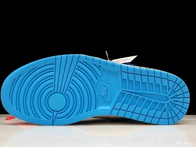 Kick Theory Air AQ0818-148 Powder Jordan Blue 1 UNC Off-White 0824
